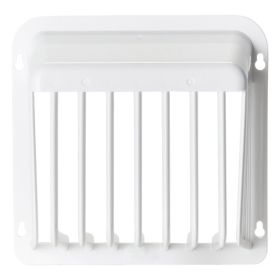 6IN WHT PLSTC VENTGUARD