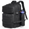 Tactical Backpack, 45L Military Tactical Backpack with Molle Design & 3 Compartments, Army Assault Pack Bag for Men and Women
