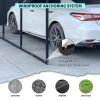 10x15 FT Metal Carport with Enhanced Base and Galvanized Steel Roof, Heavy Duty Outdoor Garage Car Shelter for Car, Boats and Truck
