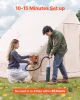 VEVOR Inflatable Tents for Camping, 3-5 Person Easy Setup Blow up Tent with Hand Pump