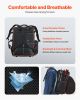 VEVOR Welding Backpack, 35.6L Welder Backpack for Tools and Helmet, 600D Polyester Extreme Gear Pack with Helmet Catch Bag