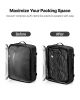 VEVOR Vacuum Travel Backpack, 80L, Expandable Vacuum Seal Compression Travel Backpack with Pump, with TSA-Approved Lock, Airback Vacpack