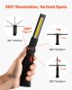 VEVOR Rechargeable LED Work Light, 1200 mAh, Magnetic Mechanic Flashlight with Magnetic Base, 360° Rotation, 5 Lighting Modes