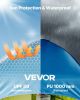 VEVOR Camping Shower Tent, 1 Room, Portable Privacy Tent Changing Room with Ground Stakes, Ropes, Carry Bag, and Steel Poles