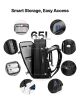 VEVOR Vacuum Travel Backpack, 65L, Expandable Vacuum Seal Compression Travel Backpack, with TSA-Approved Lock, Multiple Pockets Compartments