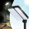 10000lm Dimmable Rechargeable Work Light, 15000mAh Detachable Camping Work Light 72'' Telescopic with 2 Separate Lights