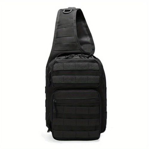 7L Large Capacity Adjustable Tactical Men's Chest Bag Outdoor Cycling Camping Waterproof Hiking Portable Waist Bag Outdoor Sports Shoulder Crossb