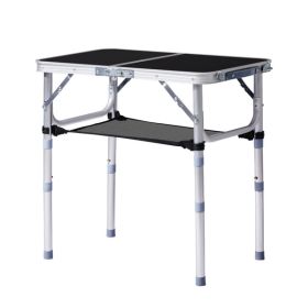 Outdoor Folding Camping Table, 2ft Portable Pinic Table with 3 Adjustable Height (default: default title)