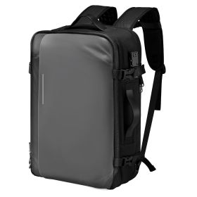 VEVOR Vacuum Travel Backpack, 65L, Expandable Vacuum Seal Compression Travel Backpack with Pump, with TSA-Approved Lock, Airback Vacpack (default: Default)