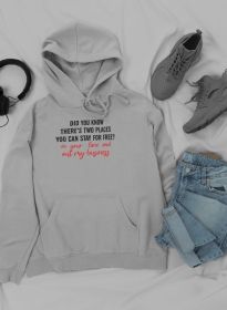 Places You Can Stay For Free Hoodie (Color: Athletic Heather, size: large)