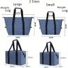 Portable Insulated Shopping Bag – Large 5.28 Gallon Collapsible Cooler for Everyday Use