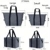 Collapsible Cooling Shopping Bag – 5.28 Gallon Capacity with Thermal Insulation for Fresh Food Storage