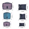 9Pcs Clothes Storage Bags Water-Resistant Travel Luggage Organizer Clothing Packing Cubes for Blouse Hosiery Stocking Underwear