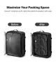 VEVOR Vacuum Travel Backpack, 65L, Expandable Vacuum Seal Compression Travel Backpack with Pump, with TSA-Approved Lock, Airback Vacpack