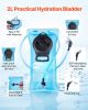 VEVOR Hydration Backpack with 2L TPU Water Bladder, Hydration Pack Backpack, Lightweight Hiking Water Backpack for Men Women