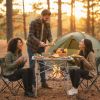 Roll-up Camping Table with Carrying Bag for Outdoor Trip/Picnic