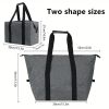 Extra Large Insulated Grocery Bag – Foldable & Reusable 5.28 Gallon Cooler Tote for Market Trips