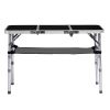Outdoor Folding Camping Table, 3ft Portable Pinic Table with 3 Adjustable Height
