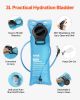 VEVOR Hydration Backpack, Water Backpack with 3L TPU Water Bladder, Tactical Molle Hiking Hydration Pack with Storage for Men Women